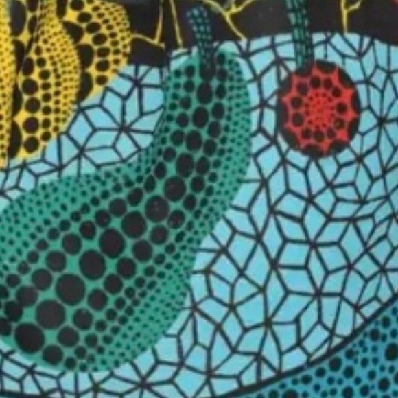 LAST ONE! YAYOI KUSAMA LARGE COLORFUL SHOPPER BAG - Picture 4 of 6